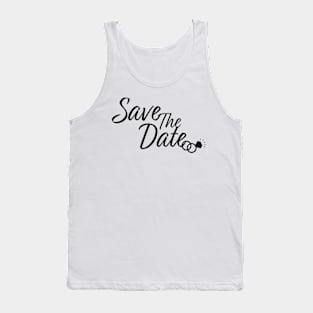 Save the date, Wedding date design Tank Top